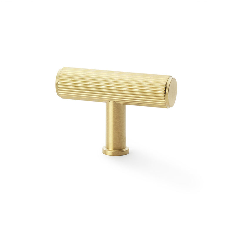 Crispin Reeded T-bar Cupboard Knob