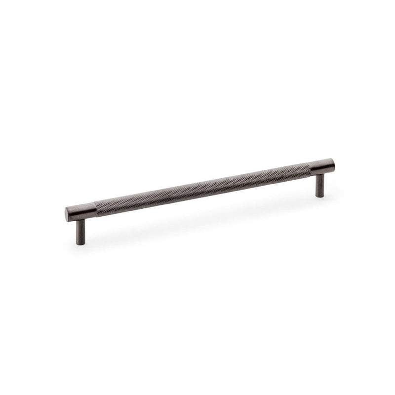 Brunel Knurled T-Bar Cupboard Handle Finish Centres 224mm Cupboard handle Alexander & Wilks Dark Bronze PVD 