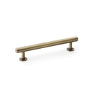 Round T-Bar Cabinet Pull Handle Centres 128mm Cupboard handle Alexander & Wilks Antique Brass 