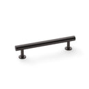 Round T-Bar Cabinet Pull Handle Centres 128mm Cupboard handle Alexander & Wilks Dark Bronze 