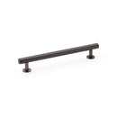 Round T-Bar Cabinet Pull Handle Centres 160mm Cupboard handle Alexander & Wilks Dark Bronze 