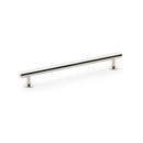 Round T-Bar Cabinet Pull Handle Centres 192mm Cupboard handle Alexander & Wilks Polished Nickel 