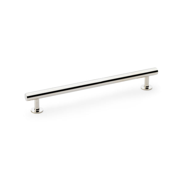 Round T-Bar Cabinet Pull Handle Centres 192mm Polished Nickel AW814-192-PN