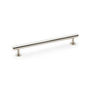 Round T-Bar Cabinet Pull Handle Centres 192mm Cupboard handle Alexander & Wilks Satin Nickel 