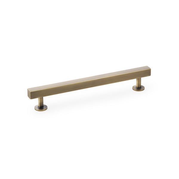 Square T-Bar Cabinet Pull Handle Centres 160mm Antique Brass AW815-160-AB