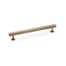 Square T-Bar Cabinet Pull Handle Centres 192mm Cupboard handle Alexander & Wilks Antique Brass 
