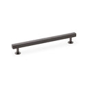 Square T-Bar Cabinet Pull Handle Centres 192mm Cupboard handle Alexander & Wilks Dark Bronze 