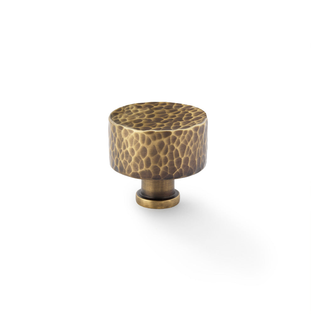Leila Hammered Cupboard Knob 35mm