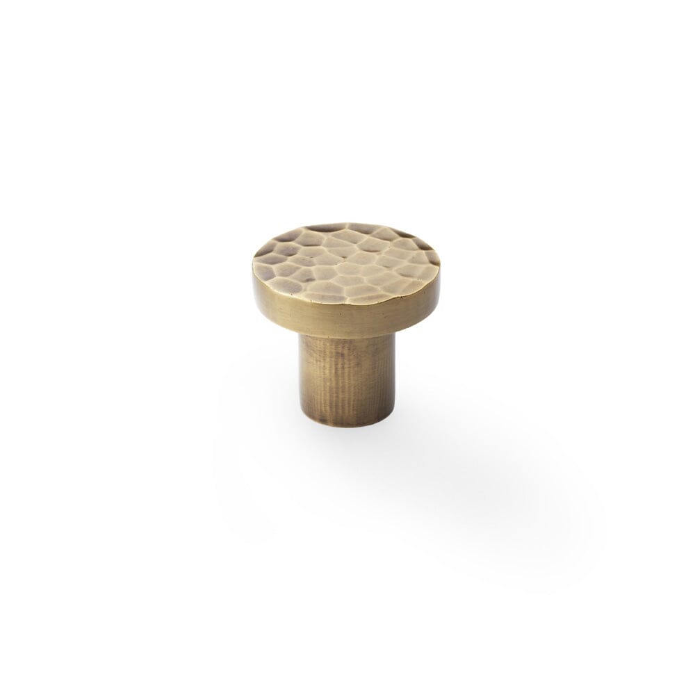 Hanover Hammered Cupboard Knob 30mm