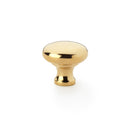 Wade Round Cupboard Knob 32mm Cupboard Knob Alexander & Wilks Polished Brass 