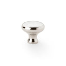 Wade Round Cupboard Knob 32mm Cupboard Knob Alexander & Wilks Polished Nickel 