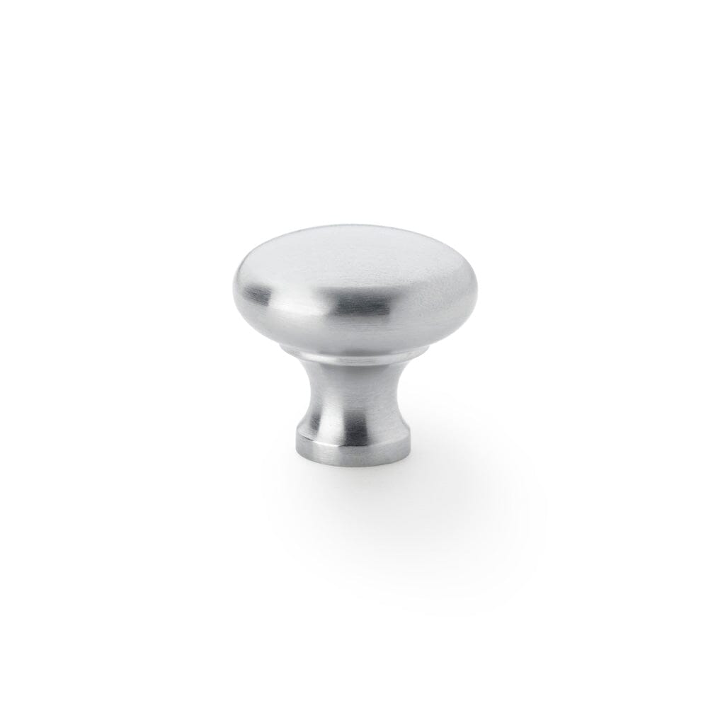 Wade Round Cupboard Knob 32mm Cupboard Knob Alexander & Wilks Satin Chrome 
