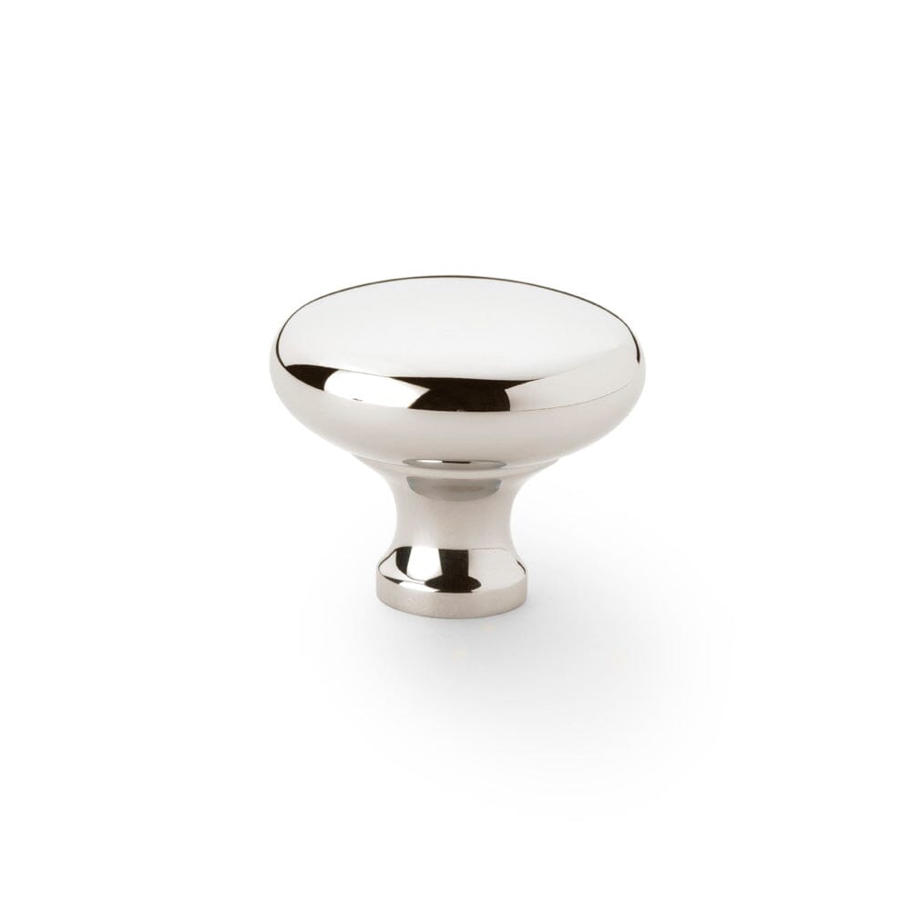 Wade Round Cupboard Knob 38mm Cupboard Knob Alexander & Wilks Polished Nickel 