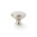 Wade Round Cupboard Knob 38mm Cupboard Knob Alexander & Wilks Satin Nickel 