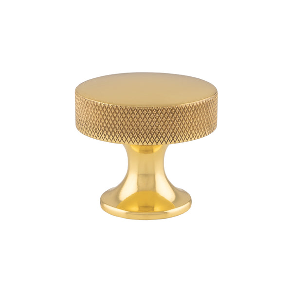 Berlin Cupboard Knob 38mm Polished Brass AW841-38-PB