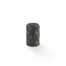 Diamond Cut Cylinder Cabinet Knob 30mm