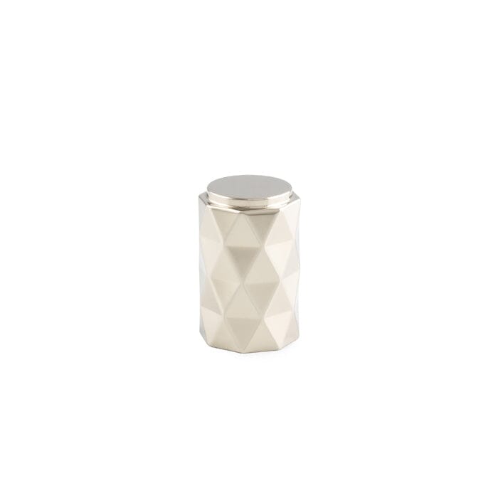 Diamond Cut Cylinder Cabinet Knob 30mm Cabinet Accessory Alexander & Wilks Polished Nickel PVD 