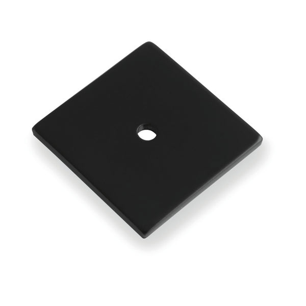 Quantock Square Backplate Black AW893-38-BL