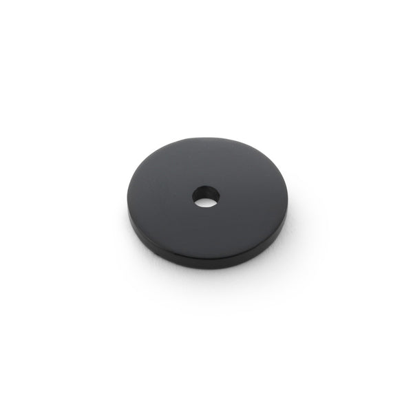 Circular Backplate Diameter 25mm Black AW895-25-BL