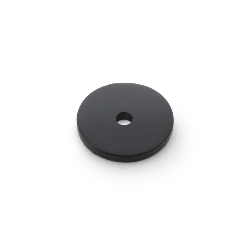 Circular Backplate Diameter 25mm Black AW895-25-BL