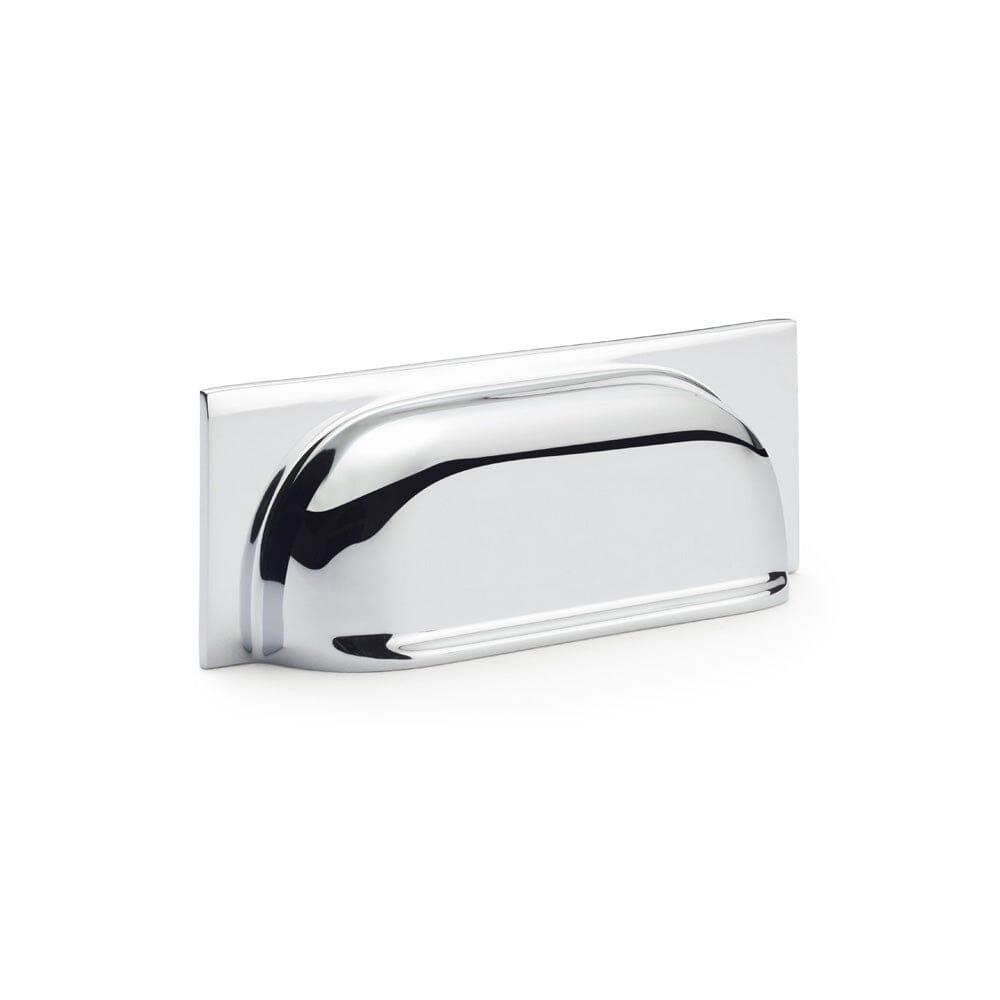 Quantock Cupboard Handle Handle Centers 96mm Cupboard Handle Alexander & Wilks Polished Chrome 