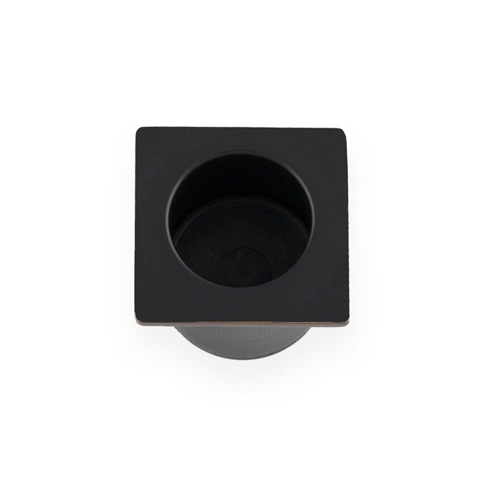 Sliding Door Finger Edge Pull (Square) Black AW993BL