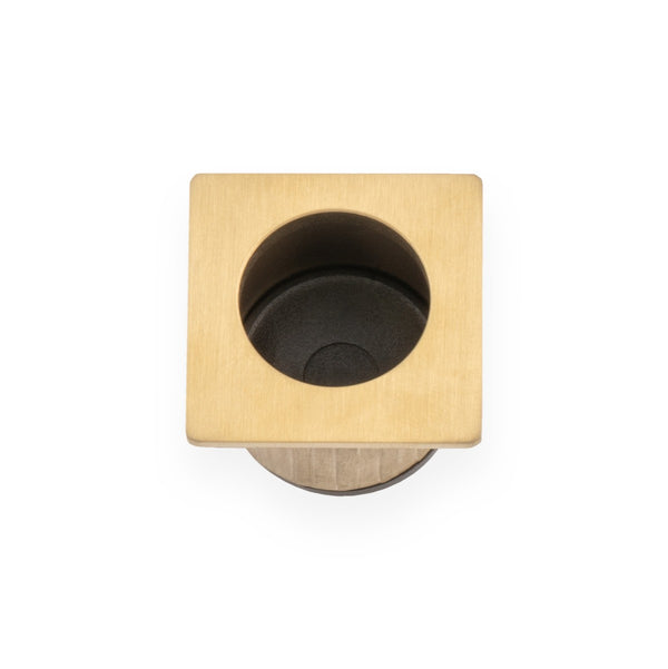 Sliding Door Finger Edge Pull (Square) Satin Brass PVD AW993SBPVD