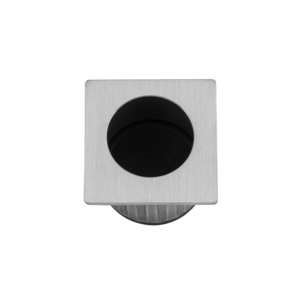 Sliding Door Finger Edge Pull (Square) Satin Chrome AW993SC