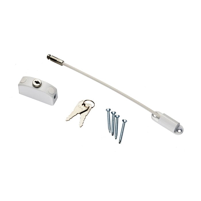 Window Restrictor Window Restrictor Carlisle Brass White 