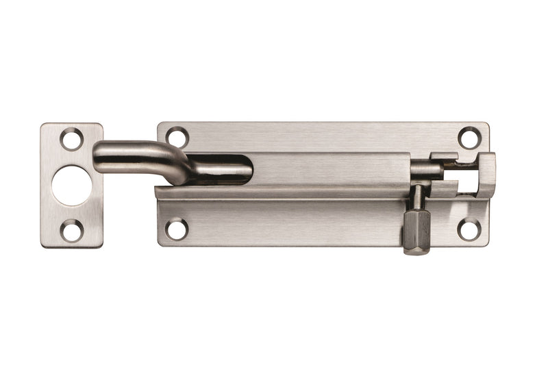 Cranked Barrel Bolt Satin Stainless Steel BBT1100CR/SSS