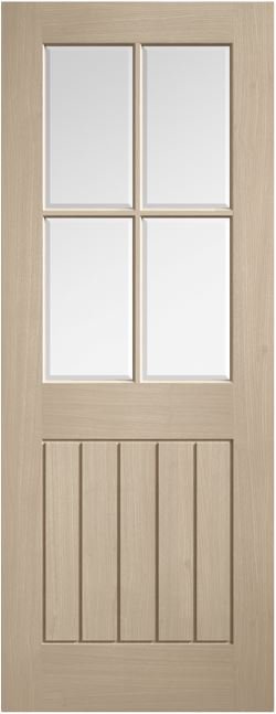 Blonde Oak Mexicano Glazed Pre - Finished Internal Door - Door Station