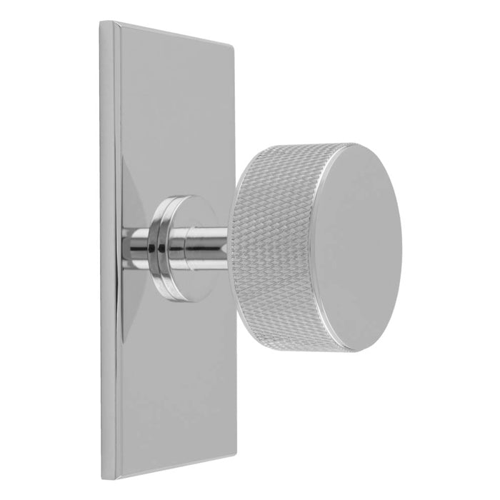 Knurled Radio Knob on Backplate