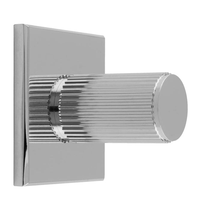 Lines Cylinder Knob on Backplate