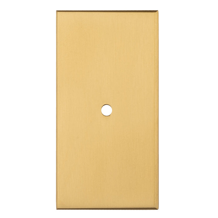Rectangular Cupboard knob Backplate