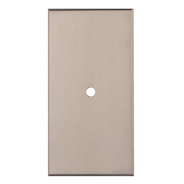 Rectangular Cupboard knob Backplate