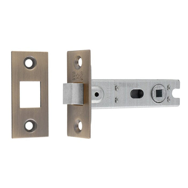 Bolt-Through Tubular Deadbolt 76mm Deadbolt Eurospec Antique Brass 