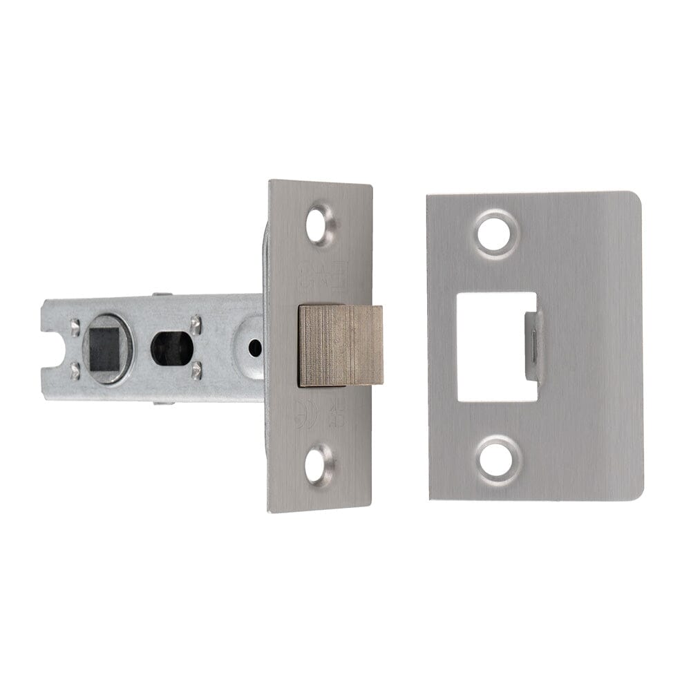Bolt-Through Tubular Latch 64mm Square