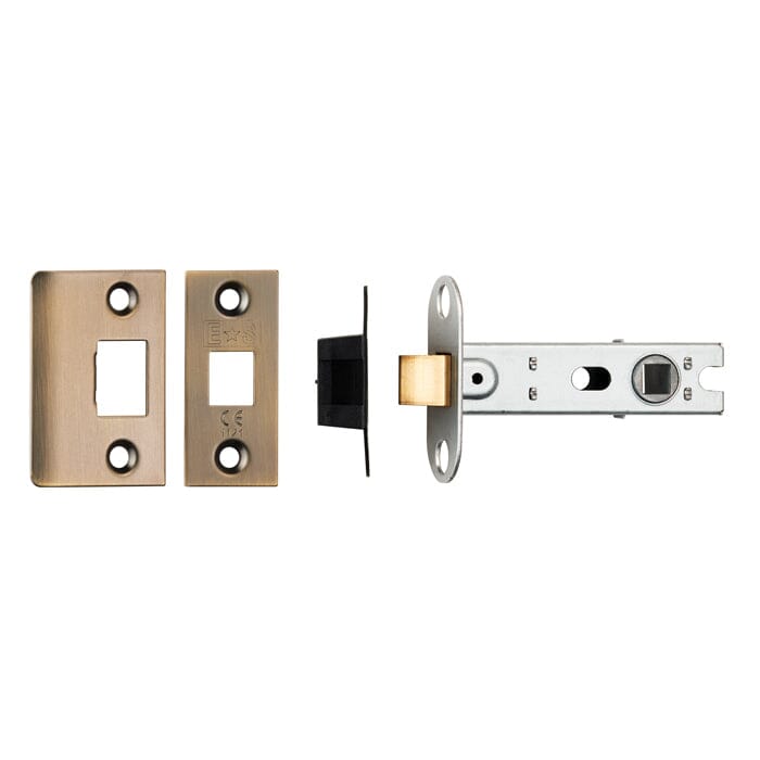 Bolt-Through Tubular Mortice Latch 76mm Square