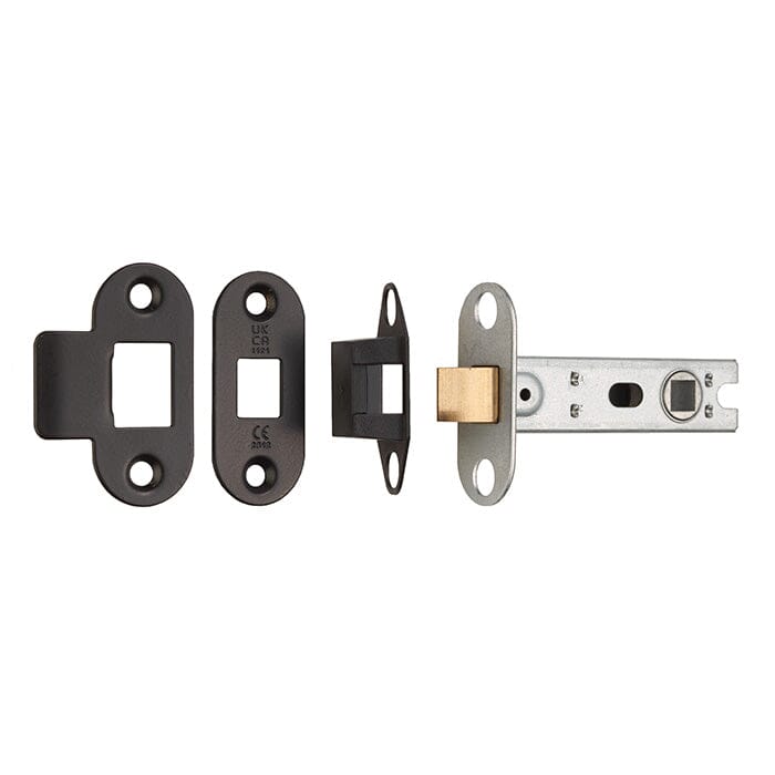 Bolt-Through Tubular Mortice Latch 76mm Radius