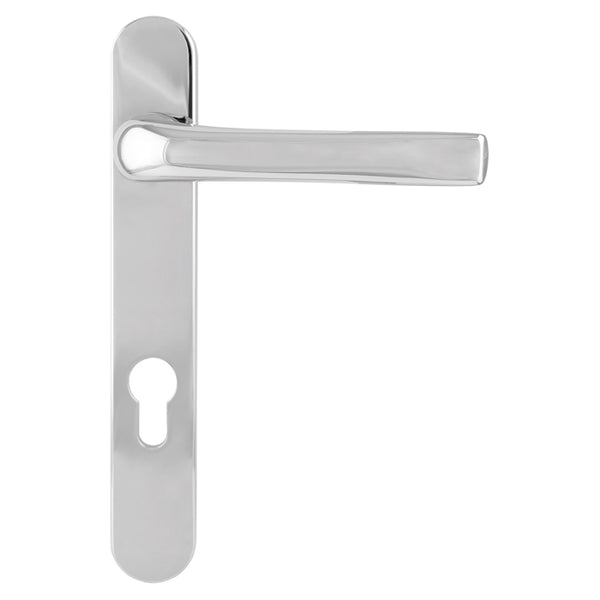 Mila STANDARD SECURITY DOOR HANDLE 220mm Polished Chrome BX050309