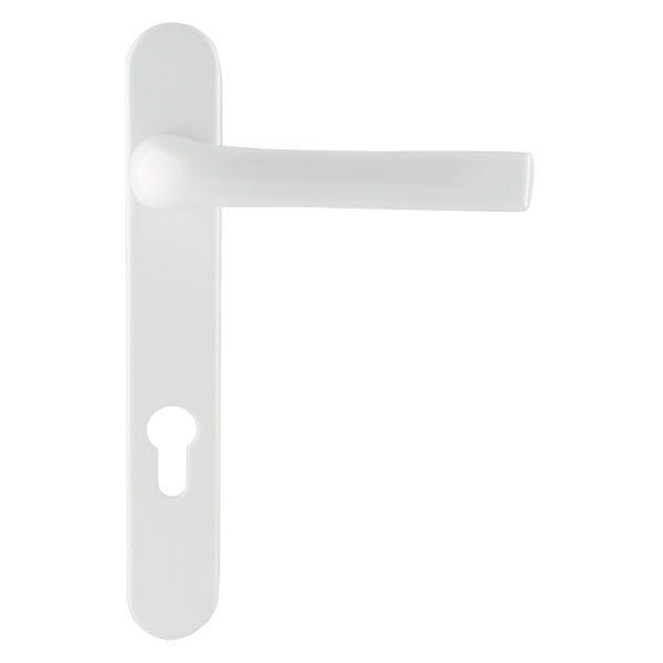 Mila Standard Security Door Handle 240mm White BX050428