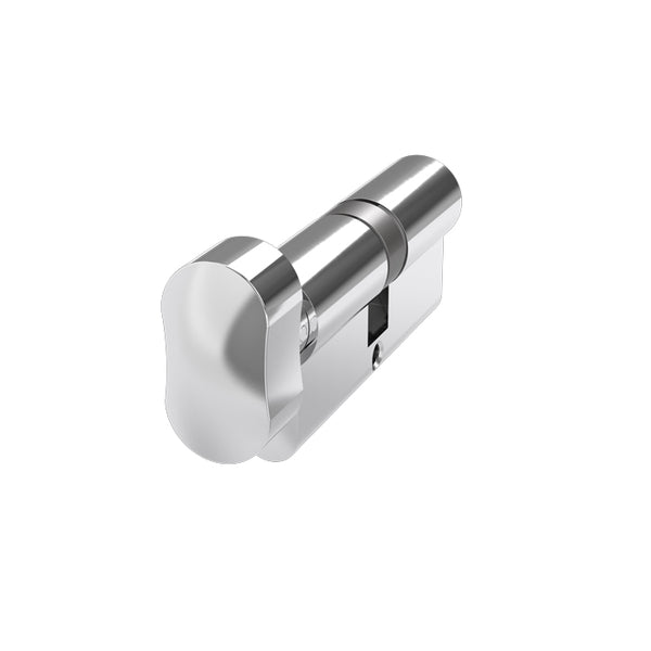 Mila Standard Security Euro Cylinder Thumbturn 45/45 Polished Chrome BX4545ETPCM6
