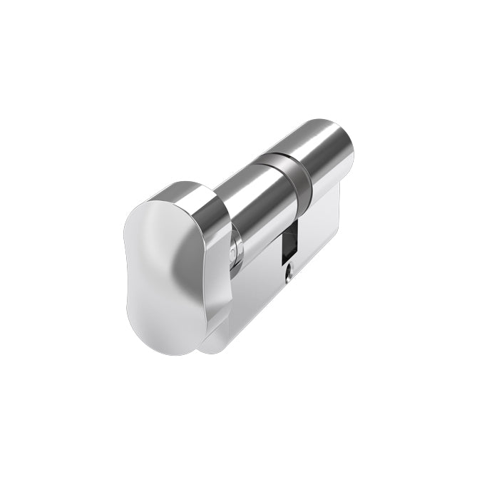 Mila Standard Security Euro Cylinder Thumbturn 35/35 Polished Chrome BX3535ETPCM6