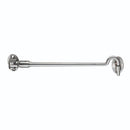 Silent Pattern Cabin Hook 200mm Cabin Hook Eurospec Satin Stainless Steel 