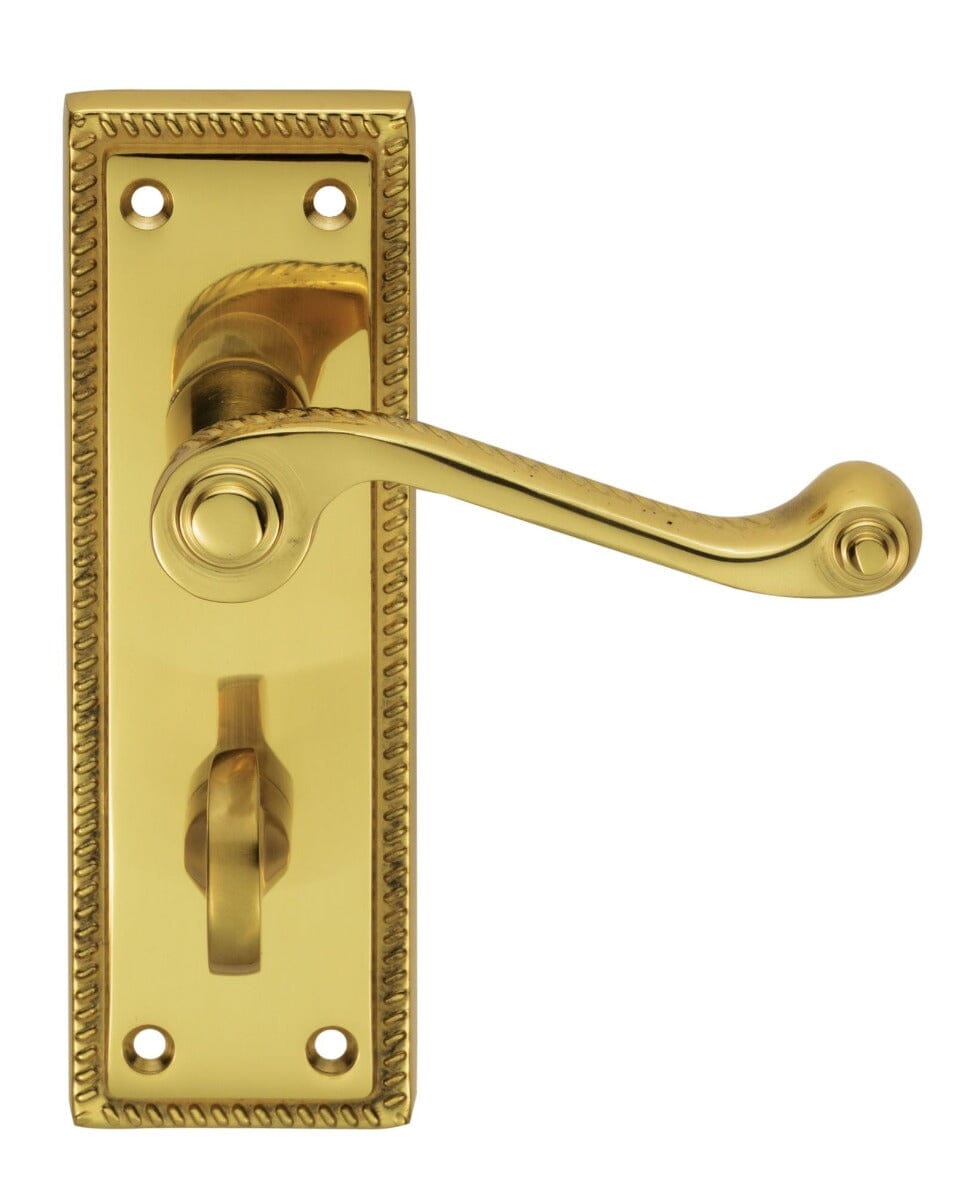 Georgian Lever on WC Backplate Contract (Latch & Hinges Included)
