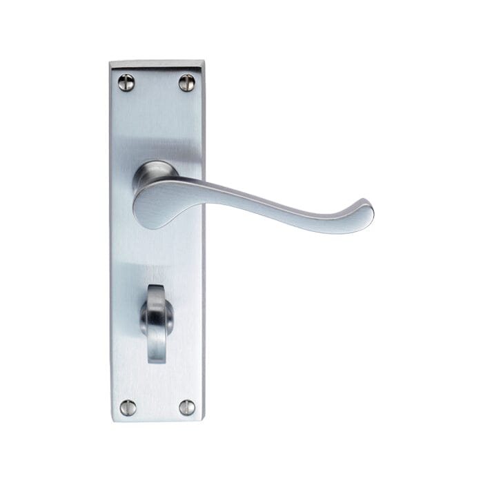 Contract Victorian Scroll Lever on WC Backplate