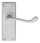 Contract Victorian Scroll Lever on Latch Backplate