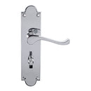 Victorian Scroll Lever On Shaped Backplate Bathroom