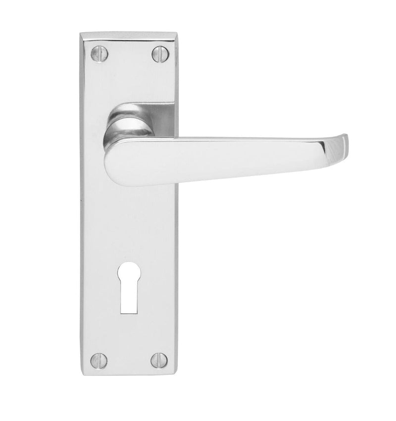 Contract Victorian Lever on Lock Backplate (Latch & Hinges Included)