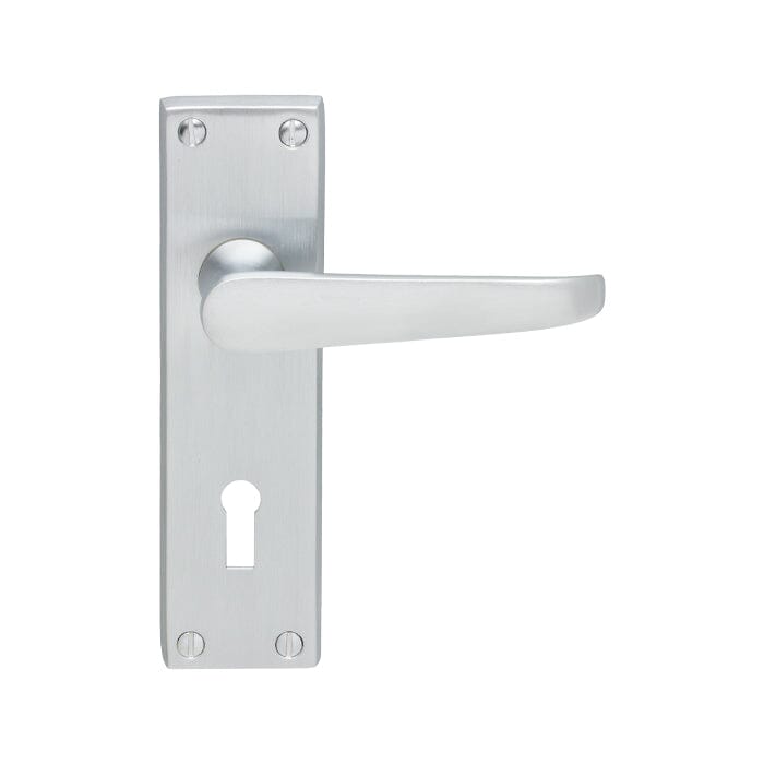 Contract Victorian Lever on Lock Backplate (Latch & Hinges Included)